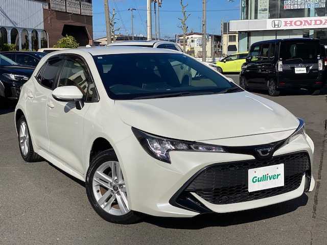 トヨタ カローラ スポーツ G 青森県 2019(令1)年 2.2万km ホワイトパールクリスタルシャイン ４WD/純正ナビ(BT/フルセグ/DVD/CD/ラジオ)/寒冷地仕様/ステアリングヒーター/バックカメラ/フロントワイパーデアイサー/トヨタプリクラッシュセーフティ/アダプティブクルーズコントロール/オートマチックハイビーム/レーンアシスト/オートライト/LEDヘッドライト/ETC/ヘッドライトレベライザー/ドライブレコーダー(前方)/新車時保証書/取扱説明書