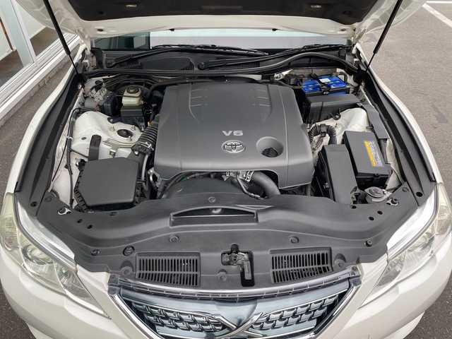 トヨタ マークＸ 250G リラックスセレクション 神奈川県 2010(平22)年 8.5万km パール 純正ナビ/ETC/バックカメラ/ドライブレコーダー前後/前席パワーシート/MTモード付AT/純正フロアマット/CDチェンジャー/ドアバイザー/プッシュスタート/エンジンスターター付/ドアバイザー