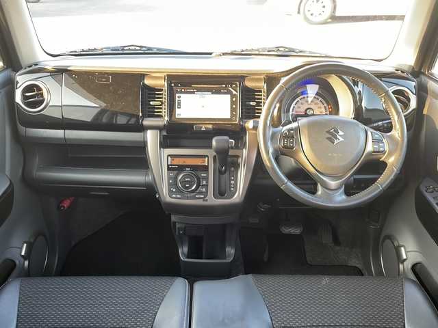 スズキ ハスラー Jスタイル Ⅱ ターボ 熊本県 2016(平28)年 8.6万km ブルーイッシュブラックパール3 　(株)IDOMが運営する【じしゃロン熊本店】の自社ローン対象車両になります。こちらは現金ご利用時の価格です。/自社ローンご希望の方は別途その旨お申付け下さい。/純正ナビ/全方位カメラ/フルセグテレビ/DVD/CD/Bluetooth接続/ハーフレザーシート/シートヒーター/HIDヘッドライト/オートライト/スマートキー/純正アルミホイール