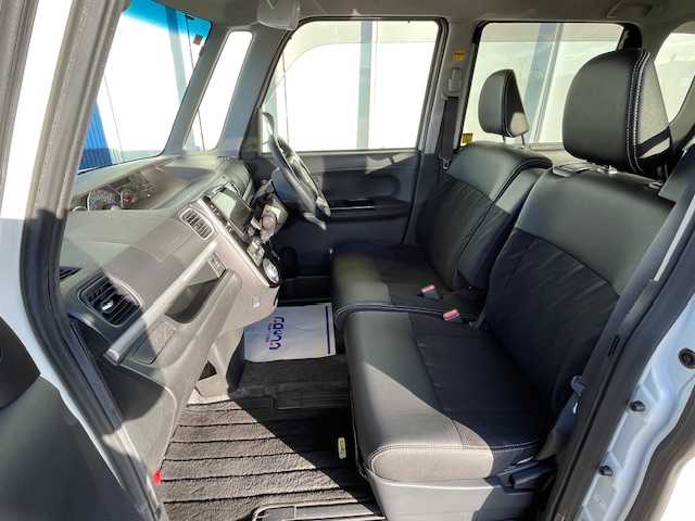 ダイハツ タント カスタム RS トップED SA Ⅲ 福島県 2018(平30)年 9.5万km パールホワイトⅢ (株)IDOMが運営する【じしゃロンいわき店】の自社ローン対象車両になります。こちらは現金ご利用時の価格です。自社ローンご希望の方は別途その旨お申付け下さい。//登録時94816km/LEDヘッドライト/純正フォグ/純正アルミ15インチ/純正ナビ・TV/　CD/DVD/BT/フルセグ/バックカメラ/両側パワースライドドア/ハーフレザーシート/運転席シートヒーター/ミラーウィンカー/ETC/スマートキー