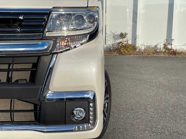 ダイハツ タント カスタム RS トップED SA Ⅲ 福島県 2018(平30)年 9.5万km パールホワイトⅢ (株)IDOMが運営する【じしゃロンいわき店】の自社ローン対象車両になります。こちらは現金ご利用時の価格です。自社ローンご希望の方は別途その旨お申付け下さい。//登録時94816km/LEDヘッドライト/純正フォグ/純正アルミ15インチ/純正ナビ・TV/　CD/DVD/BT/フルセグ/バックカメラ/両側パワースライドドア/ハーフレザーシート/運転席シートヒーター/ミラーウィンカー/ETC/スマートキー