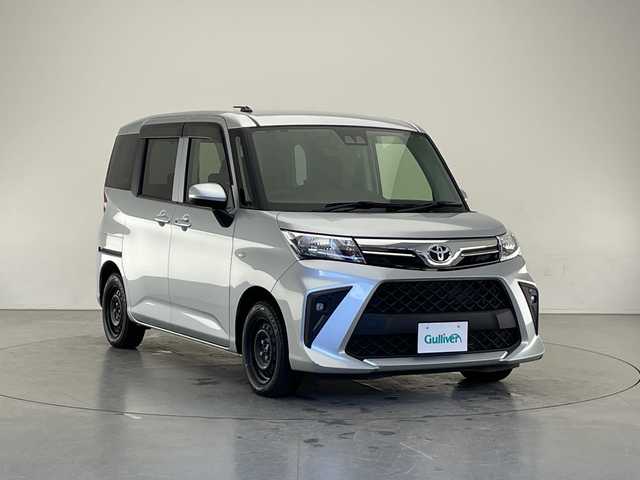 トヨタ ルーミー X 長野県 2022(令4)年 1万km ブライトシルバーM ４ＷＤ/衝突被害軽減ブレーキ/アイドリングストップ/片側パワースライドドア/前席シートヒーター/スマートキーx2/コーナーセンサー/オートライト/横滑り防止装置/スペアキー