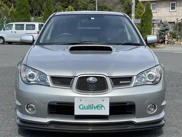 スバル インプレッサ ＷＲＸ S204 千葉県 2006(平18)年 2.1万km クリスタルグレーメタリック 600台限定車/専用ドライカーボンRECAROシート/専用BBS18AW/カーボンFスポイラー/純正チタンマフラー/純正ブレンボ/STi追加メーター（油温/油圧/ブースト）/社外メモリナビ/フルセグTV/社外ETC/保証書/取扱説明書/スペアキー