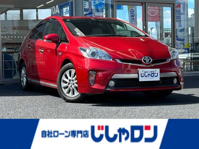 トヨタ プリウス ＰＨＶ S 岐阜県 2014(平26)年 3.3万km レッドマイカメタリック (株)IDOMが運営する【じしゃロン多治見店】の自社ローン専用車両になります。こちらは現金またはオートローンご利用時の価格です。自社ローンご希望の方は別途その旨お申付け下さい。/純正ナビ/　(CD/DVD/Bluetooth/SD)/バックカメラ/盗難防止装置/全席オートパワーウィンドウ/前席シートヒーター/ステアリングヒーター/前方ドライブレコーダー/ウィンカーミラー/プッシュスタート/ETC/純正ホイール