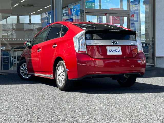 トヨタ プリウス ＰＨＶ S 岐阜県 2014(平26)年 3.3万km レッドマイカメタリック (株)IDOMが運営する【じしゃロン多治見店】の自社ローン専用車両になります。こちらは現金またはオートローンご利用時の価格です。自社ローンご希望の方は別途その旨お申付け下さい。/純正ナビ/　(CD/DVD/Bluetooth/SD)/バックカメラ/盗難防止装置/全席オートパワーウィンドウ/前席シートヒーター/ステアリングヒーター/前方ドライブレコーダー/ウィンカーミラー/プッシュスタート/ETC/純正ホイール