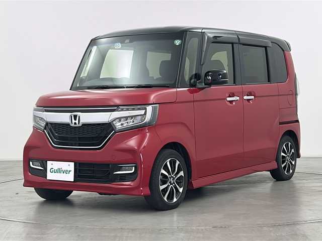 ホンダ Ｎ ＢＯＸ カスタム G L ホンダセンシング 群馬県 2019(令1)年 5.7万km ミラノレッド 純正８型ナビ　バックカメラ　前後ドラレコ　ビルトインＥＴＣ　衝突被害軽減ブレーキ　アダプティブクルーズコントロール　レーンアシスト　片側電動スライドドア　ＬＥＤライト　オートハイビーム　禁煙車