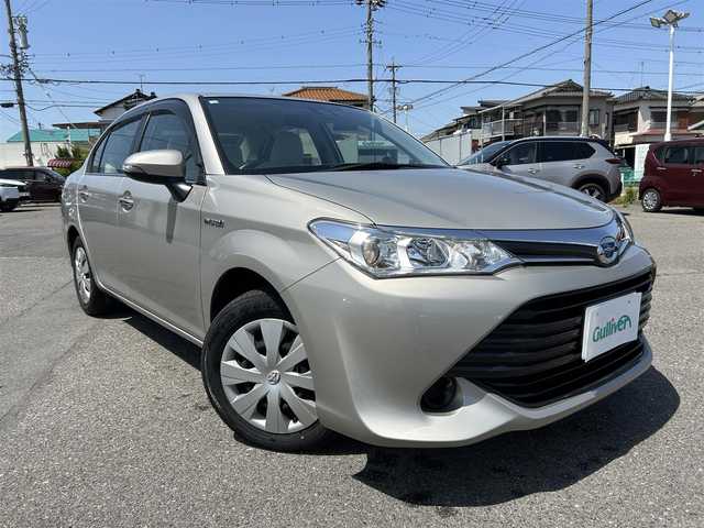 トヨタ カローラ アクシオ ハイブリッドG 愛知県 2016(平28)年 3.8万km メローシルバーメタリック 純正７インチナビ/フルセグＴＶ/ＣＤ／ＤＶＤ再生/Ｂｌｕｅｔｏｏｔｈ/ＳＤ/衝突軽減ブレーキ/バックカメラ/純正ビルトインＥＴＣ/ステアリングスイッチ/ナノイー搭載オートエアコン/プッシュスタート/電動格納ミラー