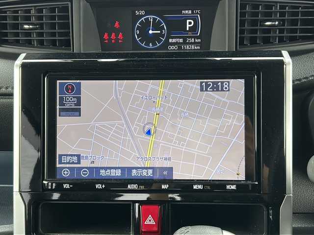 トヨタ ルーミー カスタムG 茨城県 2023(令5)年 1.2万km パールホワイトⅢ 純正SDナビ＆地デジTV【NSZT-Y68T】/(地デジTV・CD・DVD・BT・ラジオ再生)/社外ドライブレコーダー（フロント・リヤ）/純正ETC2.0/被害軽減システム/プッシュスタート/バックカメラ/フロントフォグランプ/アイドリングストップ/コーナーセンサー/両側スライドドア/取扱説明書/保証書