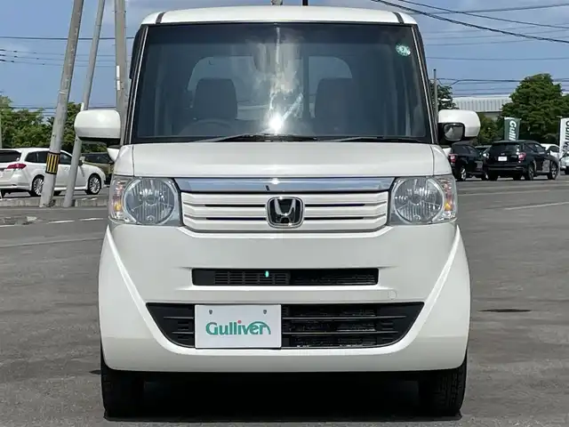 ホンダ Ｎ ＢＯＸ G Lパッケージ 道央・札幌 2012(平24)年 7.4万km プレミアムホワイトパール ４WD/純正ディーラーOPナビ/CD/DVD/SD/USB/ワンセグ/横滑り防止装置/ECONモード/片側パワースライドドア/ステアリングリモコン/プッシュスタート/スマートキー/ハロゲンヘッドライト/電動格納ミラー/ヒーテッドドアミラー/純正フロアマット/ドアバイザー