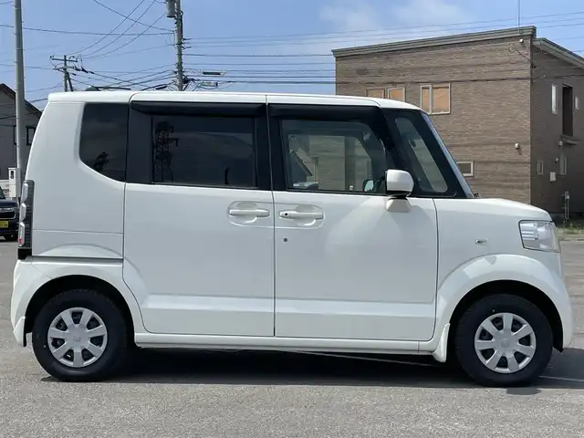 ホンダ Ｎ ＢＯＸ G Lパッケージ 道央・札幌 2012(平24)年 7.4万km プレミアムホワイトパール ４WD/純正ディーラーOPナビ/CD/DVD/SD/USB/ワンセグ/横滑り防止装置/ECONモード/片側パワースライドドア/ステアリングリモコン/プッシュスタート/スマートキー/ハロゲンヘッドライト/電動格納ミラー/ヒーテッドドアミラー/純正フロアマット/ドアバイザー