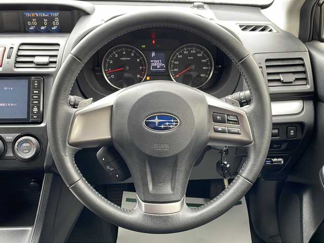 スバル インプレッサ スポーツ 2．0i アイサイト 山形県 2014(平26)年 5.8万km ダークグレーメタリック 禁煙車/アイサイトver2/・プリクラッシュブレーキ（自動ブレーキ）/・レーンキープアシスト/・全車速追従機能付クルーズコントロール/・AT誤発進抑制制御/純正ナビ(CD.DVD.BT.SD.USB)/バックカメラ/フルセグ/パドルシフト/ETC/キセノンライト/アイドリングストップ
