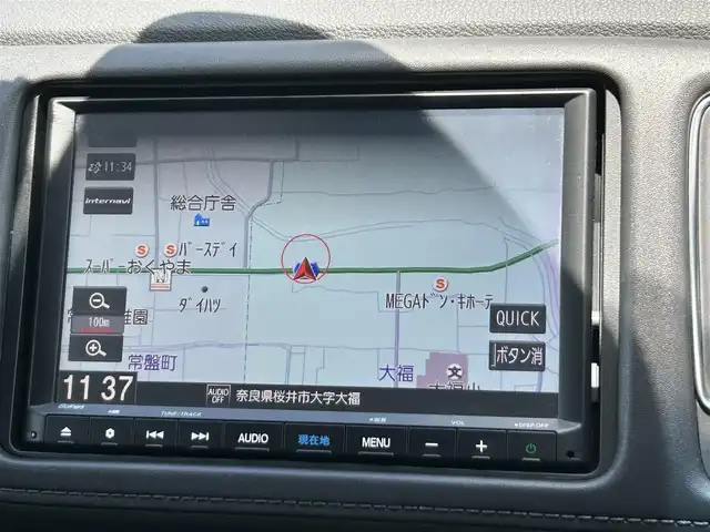 ホンダ ヴェゼル ハイブリッド Z ホンダセンシング 奈良県 2018(平30)年 5.3万km プラチナホワイトパール 純正ナビ(ワンセグTV/CD/DVD/AM・FM/BT/AUX/iPod/USB)/バックカメラ/ビルトインETC/前後ドラレコ/HondaSENSING/クルーズコントロール/パドルシフト/オートブレーキホールド/シートヒーター(D/N席)/ハーフレザーシート/LEDヘッドライト/純正17インチアルミホイール/純正フロアマット
