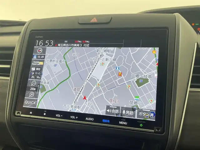 ホンダ フリード＋ ハイブリット G ブラックスタイル 埼玉県 2022(令4)年 2.4万km トワイライトミストブラックパール 純正９インチナビ　/ CD DVD フルセグ Bluetooth/バックカメラ　　/ホンダセンシング　/アダクティブクルーズコントロール　/シートヒーター　/前後ドラレコ　/両側パワースライドドア　/純正アルミ　/LEDオートライト/ビルトインETC