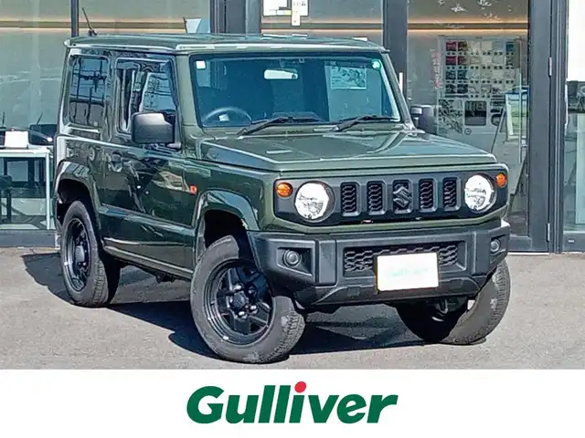スズキ ジムニー XG 福井県 2021(令3)年 1.5万km ジャングルグリーン 5速MT/パートタイム4WD/ETC/AW付きスタッドレスタイヤ積込/ラバーフロアマット/リモコンキー/スペアキー