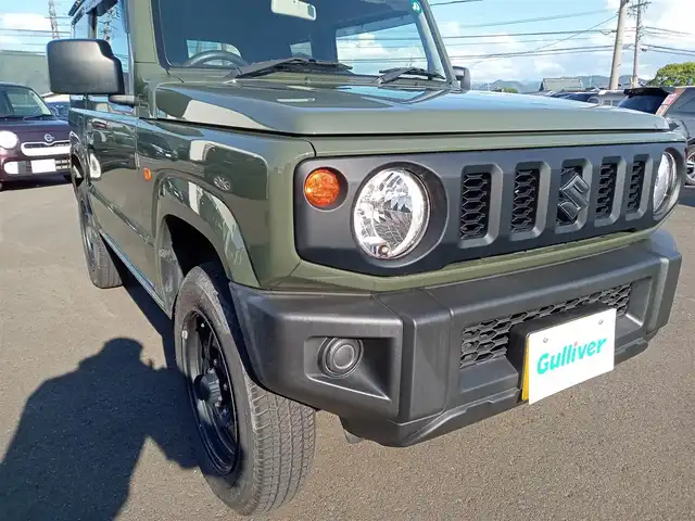 スズキ ジムニー XG 福井県 2021(令3)年 1.5万km ジャングルグリーン 5速MT/パートタイム4WD/ETC/AW付きスタッドレスタイヤ積込/ラバーフロアマット/リモコンキー/スペアキー