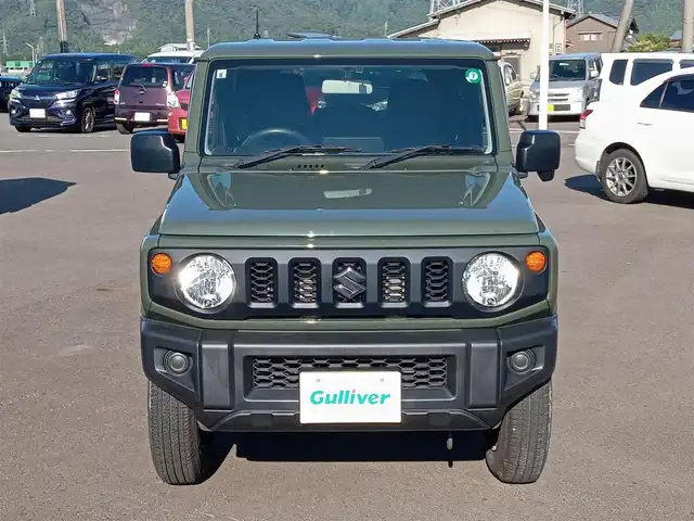 スズキ ジムニー XG 福井県 2021(令3)年 1.5万km ジャングルグリーン 5速MT/パートタイム4WD/ETC/AW付きスタッドレスタイヤ積込/ラバーフロアマット/リモコンキー/スペアキー