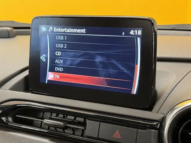 マツダ ロードスター S レザーパッケージ 群馬県 2019(令1)年 2.4万km スノーフレイクホワイトパールマイカ スマートシティブレーキサポート/純正ナビ/　　CD/DVD/BT/フルセグ/USB/AUX/クルーズコントロール/LEDオートライト/レザーシート/前席シートヒーター/純正16インチAW/バックソナー/ドライブレコーダー/ブラインドスポットモニター/レーンアシスト/ステアリングスイッチ/横滑り防止装置/スマートキー/ビルトインETC