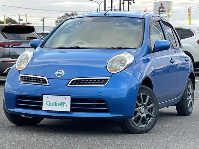 日産 マーチ 14E FOUR 道央・札幌 2010(平22)年 12.2万km パシフィックブルー ４WD/社外メモリーナビ/CD/DVD/BT/フルセグ/ABS/スマートキー/キーレスエントリー/ハロゲンヘッドライト/オートライト/電動格納ミラー/ライトレベライザー/純正フロアマット/ドアバイザー