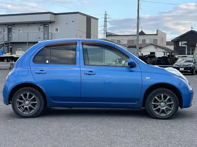 日産 マーチ 14E FOUR 道央・札幌 2010(平22)年 12.2万km パシフィックブルー ４WD/社外メモリーナビ/CD/DVD/BT/フルセグ/ABS/スマートキー/キーレスエントリー/ハロゲンヘッドライト/オートライト/電動格納ミラー/ライトレベライザー/純正フロアマット/ドアバイザー