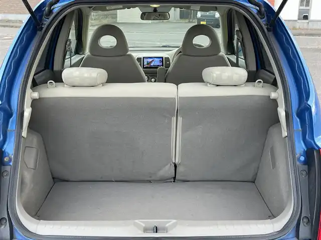 日産 マーチ 14E FOUR 道央・札幌 2010(平22)年 12.2万km パシフィックブルー ４WD/社外メモリーナビ/CD/DVD/BT/フルセグ/ABS/スマートキー/キーレスエントリー/ハロゲンヘッドライト/オートライト/電動格納ミラー/ライトレベライザー/純正フロアマット/ドアバイザー