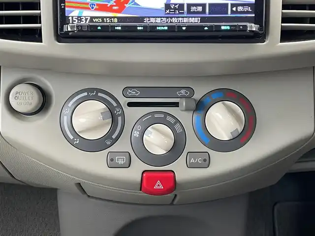 日産 マーチ 14E FOUR 道央・札幌 2010(平22)年 12.2万km パシフィックブルー ４WD/社外メモリーナビ/CD/DVD/BT/フルセグ/ABS/スマートキー/キーレスエントリー/ハロゲンヘッドライト/オートライト/電動格納ミラー/ライトレベライザー/純正フロアマット/ドアバイザー