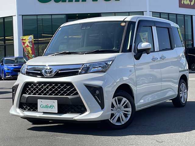 トヨタ ルーミー X 長野県 2025(令7)年 0.2万km パールホワイトⅢ 禁煙車/純正ディスプレイオーディオ/フルセグTV/バックカメラ/片側パワースライドドア/前席シートヒーター/アイドリングストップ/衝突被害軽減システム/レーンキープアシスト/横滑り防止装置/コーナーセンサー/Bluetooth/USB入力端子/HDMI/純正ETC/スマートキー/スペアキー