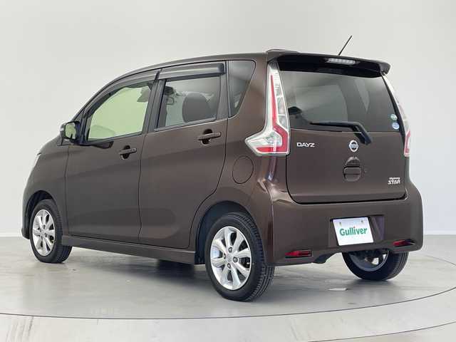 日産 デイズ ハイウェイスターX 福島県 2017(平29)年 5.2万km モカブラウンP /禁煙車//全周囲モニター//純正ナビ//４ＷＤ//ドライブレコーダー//フルセグＴＶ//ＢＴ//スマートキー//フォグライト//オートハイビーム//純正アルミホイール//衝突被害軽減ブレーキ//シートヒーター//取説・保証書