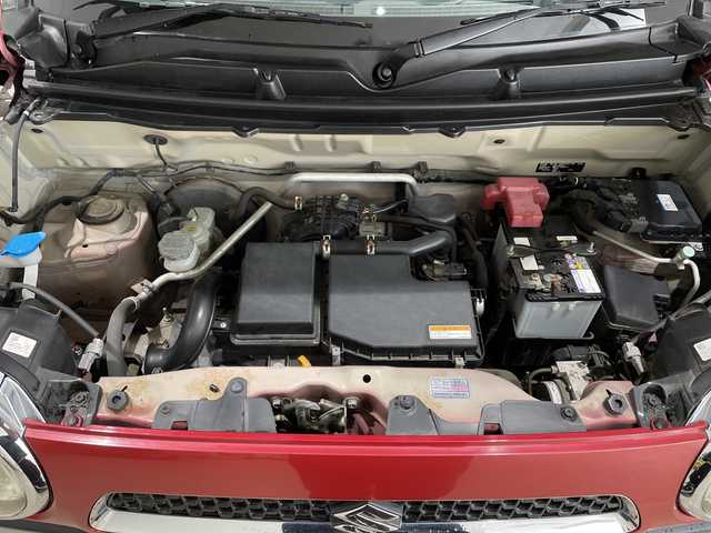 スズキ ハスラー G 新潟県 2014(平26)年 2.6万km フェニックスレッドパール/ブルーイッシュブラックパール レーダーブレーキサポート/シートヒーター/電格ミラー/アイドリングストップ/スマートキー/ETC