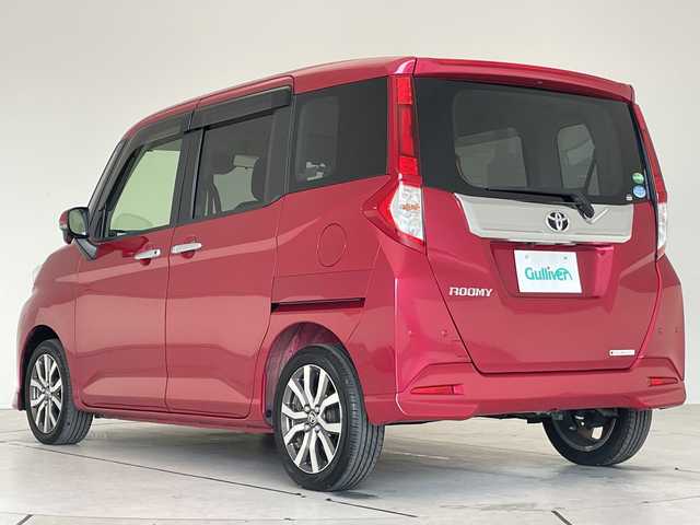 トヨタ ルーミー カスタムG－T 愛知県 2020(令2)年 3.2万km マゼンタベリーマイカM 純正9型ナビ　SDカードなし/両側パワースライドドア/シートヒーター/バックカメラ/コーナーセンサー/純正アルミホイール/ETC/LEDヘッドライト/ドライブレコーダー/衝突軽減システム/フルセグ/CD DVD/Bluetooth/ステアリングスイッチ/スマートキー/プッシュスタート