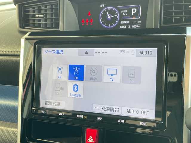 トヨタ ルーミー カスタムG－T 愛知県 2020(令2)年 3.2万km マゼンタベリーマイカM 純正9型ナビ　SDカードなし/両側パワースライドドア/シートヒーター/バックカメラ/コーナーセンサー/純正アルミホイール/ETC/LEDヘッドライト/ドライブレコーダー/衝突軽減システム/フルセグ/CD DVD/Bluetooth/ステアリングスイッチ/スマートキー/プッシュスタート