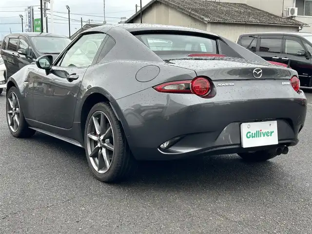 マツダ ロードスター ＲＦ VS 広島県 2016(平28)年 11.3万km マシーングレープレミアムM レッドキャリパー/BOSEサウンド/純正メモリナビ/　（フルセグ/USB/Bluetooth/CD/DVD/AM/FM）/ブラインドスポットモニター/バックカメラ/ドライブレコーダー/ETC/純正17インチアルミホイール/前席シートヒーター/本革シート/パドルシフト/車線逸脱防止装置/横滑り防止装置/純正フロアマット/LEDヘッドライト（AUTO機能付き）/プッシュスタート/スマートキー/保証書/取扱説明書