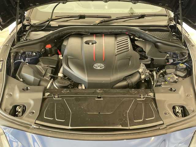 トヨタ スープラ RZ 福井県 2020(令2)年 0.9万km ディープブルーメタリック ワンオーナー/JBLサウンドシステム/純正8.8インチHDDナビ/フルセグTV/BT/USB/HDD/バックカメラ/セーフティセンス/・プリクラッシュセーフティ/・レーンディパーチャーアラート/・レーダークルーズコントロール/・ブラインドスポットモニター/・アダプティブハイビームシステム/・リヤクロストラフィックアラート/・クリアランスソナー/ETC/パワーシート/レザーシート/シートヒーター/LEDヘッドライト/オートライト/LEDリヤフォグ・バックアップランプ/革巻きステアリング/純正19インチアルミホイール/プッシュスタート/スマートキー/MTモード付AT/パドルシフト