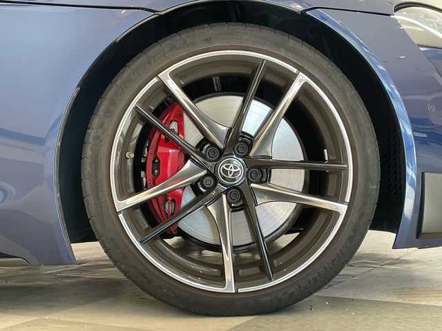 トヨタ スープラ RZ 福井県 2020(令2)年 0.9万km ディープブルーメタリック ワンオーナー/JBLサウンドシステム/純正8.8インチHDDナビ/フルセグTV/BT/USB/HDD/バックカメラ/セーフティセンス/・プリクラッシュセーフティ/・レーンディパーチャーアラート/・レーダークルーズコントロール/・ブラインドスポットモニター/・アダプティブハイビームシステム/・リヤクロストラフィックアラート/・クリアランスソナー/ETC/パワーシート/レザーシート/シートヒーター/LEDヘッドライト/オートライト/LEDリヤフォグ・バックアップランプ/革巻きステアリング/純正19インチアルミホイール/プッシュスタート/スマートキー/MTモード付AT/パドルシフト