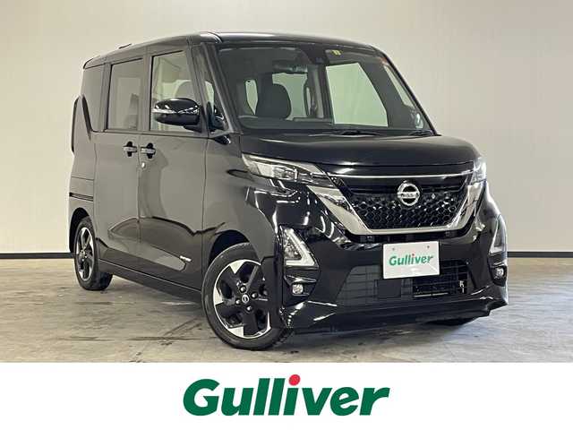 日産 ルークス HWS X プロパイロットED 長崎県 2022(令4)年 2.9万km ブラック 社外7インチナビ　（CN-RE07WD）/　フルセグTV　CD/DVD/SD/Bluetooth/プロパイロット/プッシュスタート/バックカメラ/アラウンドビューモニター/ETC/アイドリングストップ/両側パワースライドドア/ハンズフリースライドドア/ステアリングスイッチ/クルーズコントロール/スマートキー/電動格納ミラー/純正14インチAW