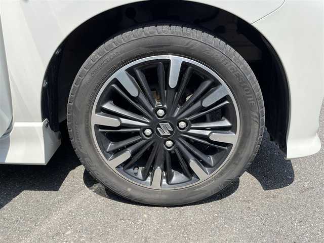 スズキ スペーシア カスタム HYBRID XS ターボ 奈良県 2018(平30)年 5.8万km ピュアホワイトパール/ブラック2トーン 社外SDナビ　/フルセグ　/DVD再生　/Bluetooth　/バックカメラ　/ドライブレコーダー　/クルーズコントロール　/両側パワースライドドア　/ハーフレザーシート/社外フロアマット　/D席シートヒーター　/純正アルミホイール/オートLEDライト/衝突被害軽減ブレーキ/横滑り防止装置/車線逸脱警報/スペアキー1本/取扱説明書/保証書