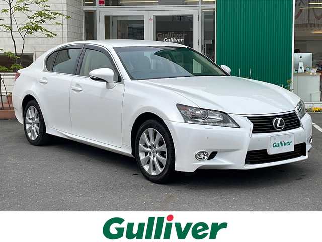 レクサス ＧＳ 350 Iパッケージ 青森県 2015(平27)年 3.4万km ホワイトパールクリスタルシャイン 4WD/寒冷地仕様/純正SDナビ・フルセグTV/CD・DVD・Bluetooth・SD・USB/プレミアムサウンド/バックカメラ/ベージュ本革シート/前席エアシート・シートヒーター/前席パワーシート/OPパワートランクリッド/OP前後クリアランスソナー/クルーズコントロール/電動リアサンシェード/リアドアサンシェード/純正エンジンスターター/ワイパーデアイサー/ビルトインETC/HIDライト/LEDフォグランプ/リアフォグランプ/純正17インチアルミ/スマートキー/カードキー