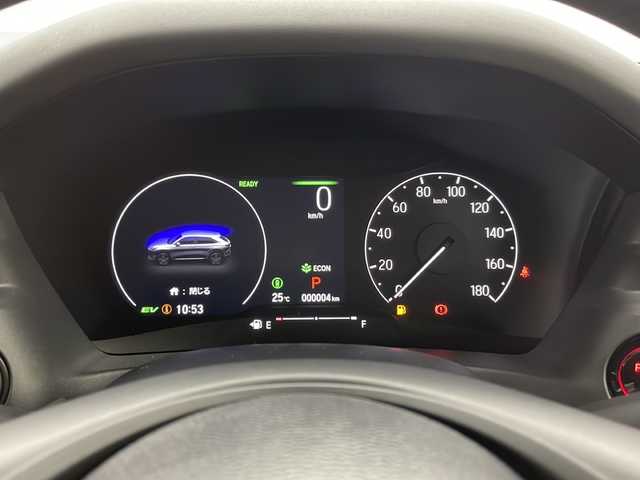 ホンダ ヴェゼル ハイブリッド e:HEV Z 新潟県 2025(令7)年 0.1万km未満 クリスタルブラックパール 純正メモリナビ（Bluetooth・USB）/バックカメラ　/フルセグ　/ハーフレザーシート　/前席シートヒーター　/電動リアゲート/４WD/純正フロントグリル積載（ベルリナブラック×クロームメッキ）/パーキングアシスト/ホンダセンシング　/レーンキープアシスト　/ヒルディセントコントロール　/前後コーナーセンサー/純正ＥＴＣ２．０　/ホンダコネクト　/ＬＥＤオートライト/オートマチックハイビーム/フロントワイパーデアイサー/ステアリングヒーター/ワイヤレス充電器/純正１８インチアルミホイール/保証書/取扱説明書/スマートキー/スペアキー