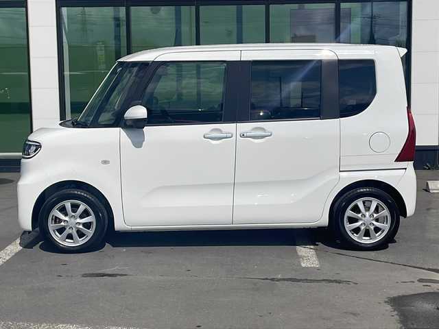ダイハツ タント X ターボ 道東・釧路十勝 2020(令2)年 5.2万km ホワイト ・4WD/・社外SDナビ/（AM・FM・SD・BT）/・バックカメラ/・スマートキー/・プッシュスタート/・スマートアシスト/・車線逸脱警報/・ステアリングアシスト/・標識認識/・先行車発進通知/・コーナーセンサー/・横滑り防止システム/・オートマチックハイビーム/・オートライト/・LEDヘッドライト/・前席シートヒーター/・鉄ホイール付冬タイヤ　積込