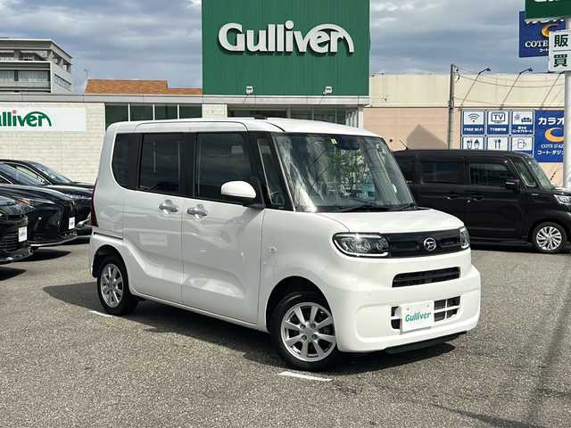 ダイハツ タント X ターボ 石川県 2020(令2)年 5.2万km ホワイト SDナビ/Bluetooth/バックカメラ/ETC/ドライブレコーダー/４WD/シートヒーター/スマートキー/パワースライドドア/LEDヘッドライト/スペアキー1本/純正アルミホイール