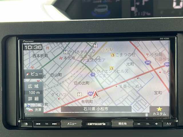 ダイハツ タント X ターボ 石川県 2020(令2)年 5.2万km ホワイト SDナビ/Bluetooth/バックカメラ/ETC/ドライブレコーダー/４WD/シートヒーター/スマートキー/パワースライドドア/LEDヘッドライト/スペアキー1本/純正アルミホイール
