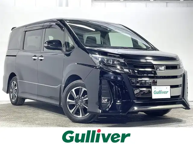 トヨタ ノア Si ダブルバイビー 大阪府 2018(平30)年 3.2万km ブラック ALPINEナビ(フルセグ/DVD再生/Bluetooth) バックカメラ 後席モニター ETC 両側パワースライドドア ハーフレザー 衝突軽減 クルコン トヨタセーフティセンス 前後ドラレコ