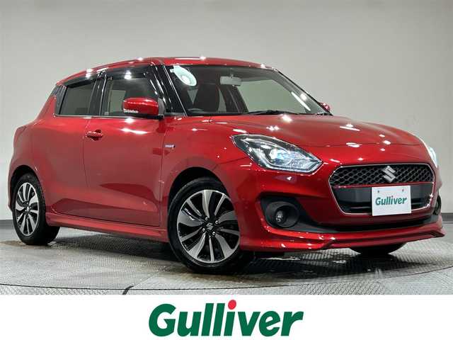 スズキ スイフト HYBRID RS 愛知県 2017(平29)年 5.4万km バーニングレッドPM 純正ＳＤナビ　/（Bluetooth/地デジ/SD/CD・DVD再生/iPod/FM/AM)/シートヒーター　/ＬＥＤヘッドライト　/バックカメラ　/パドルシフト　/プッシュスタート　/　　-スマートキー/横滑り防止　/ＥＴＣ　/アイドリングストップ　/純正フロアマット　/純正16インチAW/フォグランプ/ステアリンスイッチ