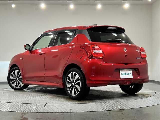 スズキ スイフト HYBRID RS 愛知県 2017(平29)年 5.4万km バーニングレッドPM 純正ＳＤナビ　/（Bluetooth/地デジ/SD/CD・DVD再生/iPod/FM/AM)/シートヒーター　/ＬＥＤヘッドライト　/バックカメラ　/パドルシフト　/プッシュスタート　/　　-スマートキー/横滑り防止　/ＥＴＣ　/アイドリングストップ　/純正フロアマット　/純正16インチAW/フォグランプ/ステアリンスイッチ