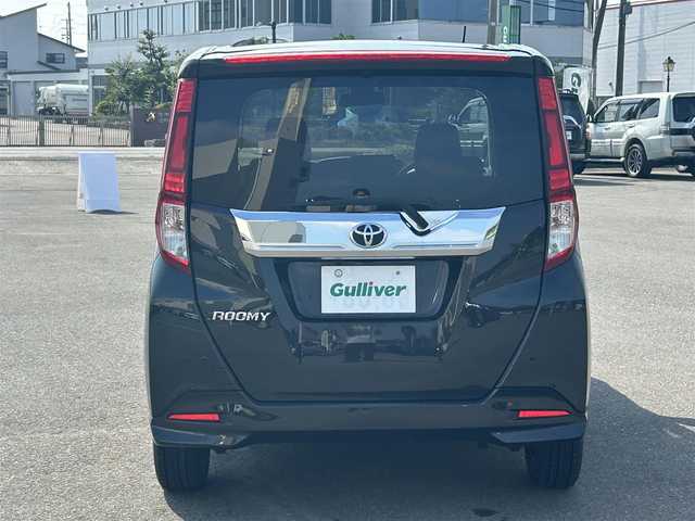 トヨタ ルーミー カスタムG S 新潟県 2017(平29)年 4.7万km ブラックマイカメタリック 4WD/衝突被害軽減システム/純正SDナビ/　　【CD DVD BT フルセグ MSV】/バックカメラ/両側パワースライドドア/クルーズコントロール/LEDオートヘッドライト/14インチアルミホイール/パーキングアシスト/アイドリングストップ/ステアリングスイッチ/電動格納ウィンカーミラー/フォグランプ/スマートキー×2/ETC