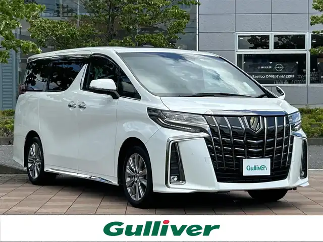 トヨタ アルファード S タイプゴールドⅢ 福島県 2022(令4)年 1万km ホワイトパールクリスタルシャイン ワンオーナー/純正ディスプレイオーディオ/（FM/AM/DVD/USB）/Bluetooth/バックカメラ/純正フロアマット/前後ドライブレコーダー/追従ありクルーズコントロール/横滑り防止機能/レーンアシスト/コーナーセンサー/サンルーフ/フリップダウンモニター/ETC2.0/シガーソケット/３列シート/オートビーム/オートハイビーム/電格ミラー/プッシュスタート/スペアキー×１