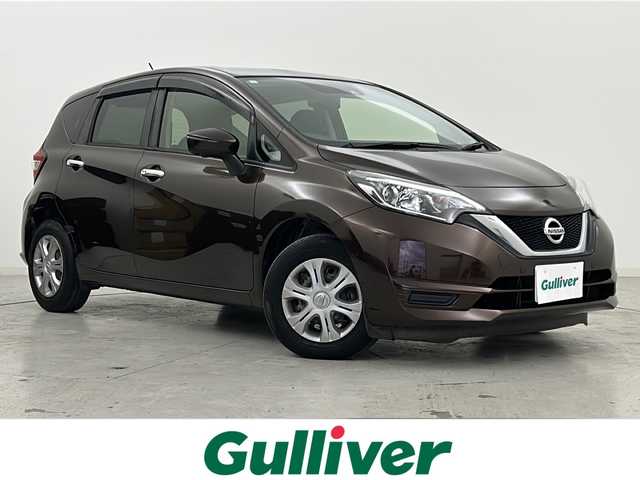 日産 ノート X 宮城県 2019(平31)年 3.8万km インペリアルアンバーP 禁煙車/エマージェンシーブレーキ/車線逸脱支援システム/デジタルインナーミラー/純正7インチナビ/・BT.CD.SD.AUX/・フルセグTV/プッシュスタート/スマートキー/横滑り防止/アイドリングストップ/LEDヘッドライト/社外フロアマット/ドアバイザー/オートエアコン/電格ミラー