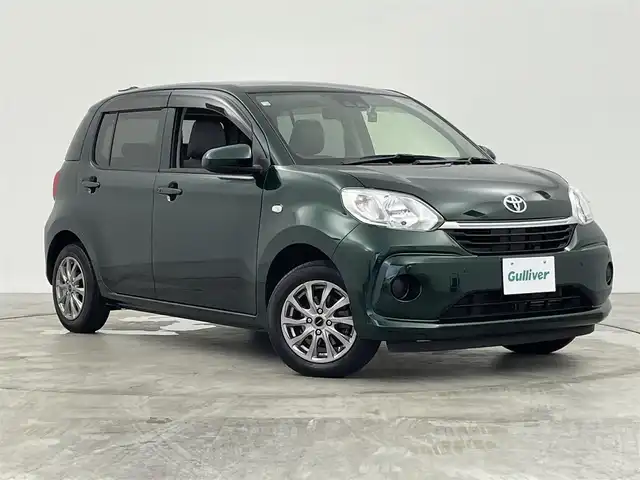 トヨタ パッソ X Lパッケージ S 群馬県 2018(平30)年 4.2万km ダークエメラルドマイカ フルセグ純正７インチナビ/バックカメラ /ドライブレコーダー/ETC/コーナーセンサー/オートハイビーム/ステアリングリモコン/セーフティセンス/オートライト/オートマチックハイビーム/アイドリングストップ/スマートキー/横滑り防止装置/衝突被害軽減システム/盗難防止装置/ABS/SRSエアバック （運転席/助手席）/ベンチシート/ヘッドライトレベライザー/社外１４アルミホイール/禁煙車