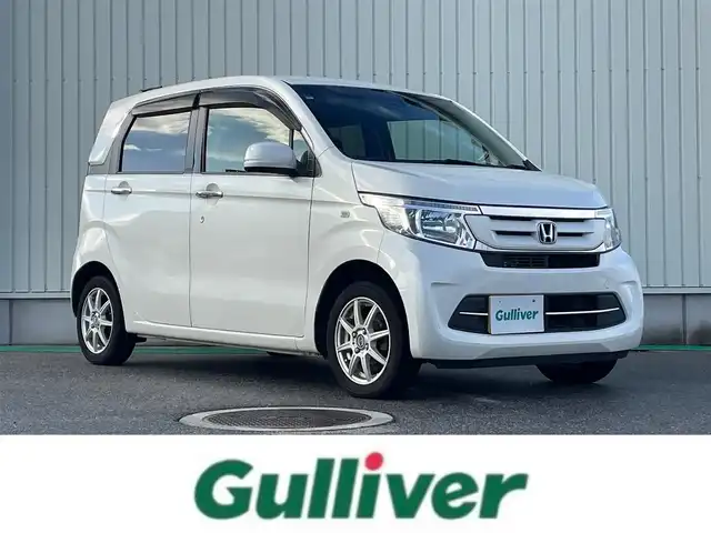 ホンダ Ｎ ＷＧＮ G Lパッケージ 富山県 2017(平29)年 8.3万km プレミアムホワイトパールⅡ ４ＷＤ／/ワンオーナ－／/社外７インチナビ／/フルセグＴＶ／/ＤＶＤ再生／/バックカメラ／/ビルトインＥＴＣ／/運転席助手席シートヒーター／/シティブレーキアシスト／/ホイール付き冬タイヤ４本積み込み／/スマートキー