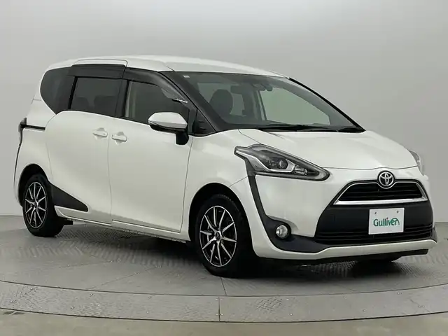トヨタ シエンタ G クエロ 新潟県 2018(平30)年 4.3万km ホワイトパールクリスタルシャイン プッシュスタート/ＴＳＳ/純正ナビ　/バックモニター　/ＥＴＣ　/フルセグＴＶ　/Ｂｌｕｅｔｏｏｔｈ接続　/両側パワースライドドア　/ＬＥＤライト　/ハーフレザーシート　/ステアリングスイッチ　/レーンキープアシスト　/電動格納ミラー/ビルトインETC