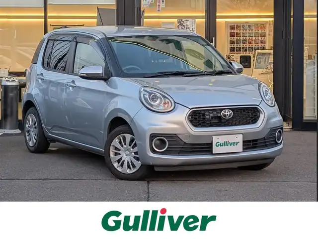 トヨタ パッソ モーダ　S 福井県 2018(平30)年 10.8万km シルバー 純正SDナビ（NSCD-W66）/・（ワンセグTV/CD/Bluetooth）/バックカメラ/スマートアシスト/アイドリングストップ/横滑り防止装置/エンジンスタートボタン/ETC/オートLEDライト/純正ホイールキャップ/純正フロアマット/スマートキー/保証書・取扱説明書